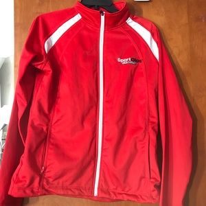 2 Sport clips Work sweaters